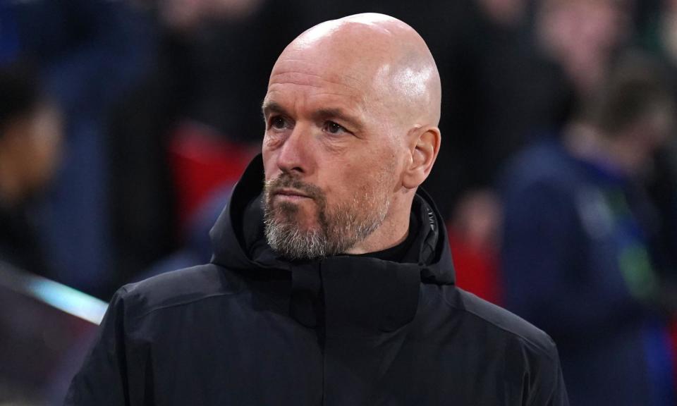 <span>Erik ten Hag believes bad luck has been a factor behind <a class="link " href="https://sports.yahoo.com/soccer/teams/man-utd/" data-i13n="sec:content-canvas;subsec:anchor_text;elm:context_link" data-ylk="slk:Manchester United;sec:content-canvas;subsec:anchor_text;elm:context_link;itc:0">Manchester United</a>’s lack of progress.</span><span>Photograph: Adam Davy/PA</span>