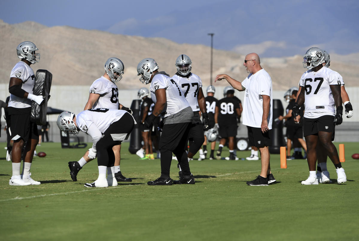 Raiders news: Greg Olson excited about young offensive linemen