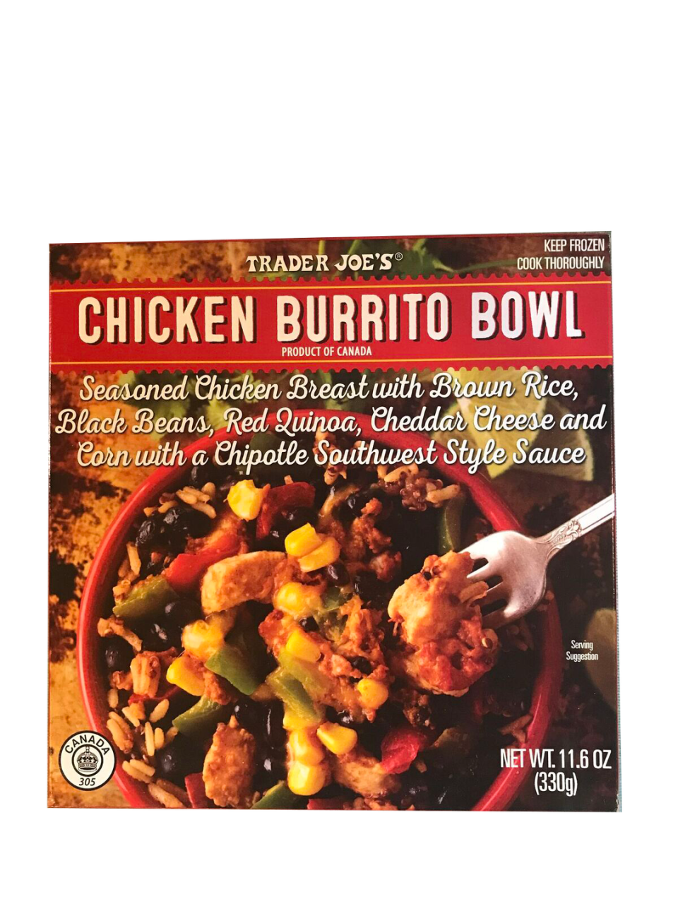 8. Chicken Burrito Bowl