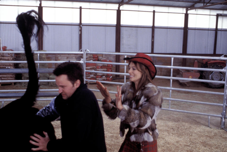 matthew and elizabeth on a farm in the movie