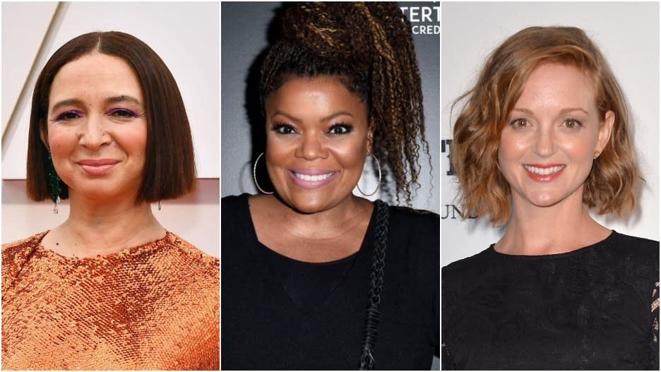 Maya Rudolpf Yvette Nicole Brown Jayma Mays Disenchanted