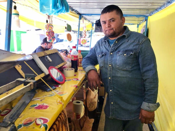 Manuel Martínez, seen here in Zacatecas, Mexico, where he currently lives, was in a coma but survived a 2017 journey in a tractor trailer in Texas, where 10 people, including his brother Ricardo, died.  Credit, Damià Bonmatí, Noticias Telemundo. (Damià Bonmatí / Noticias Telemundo)