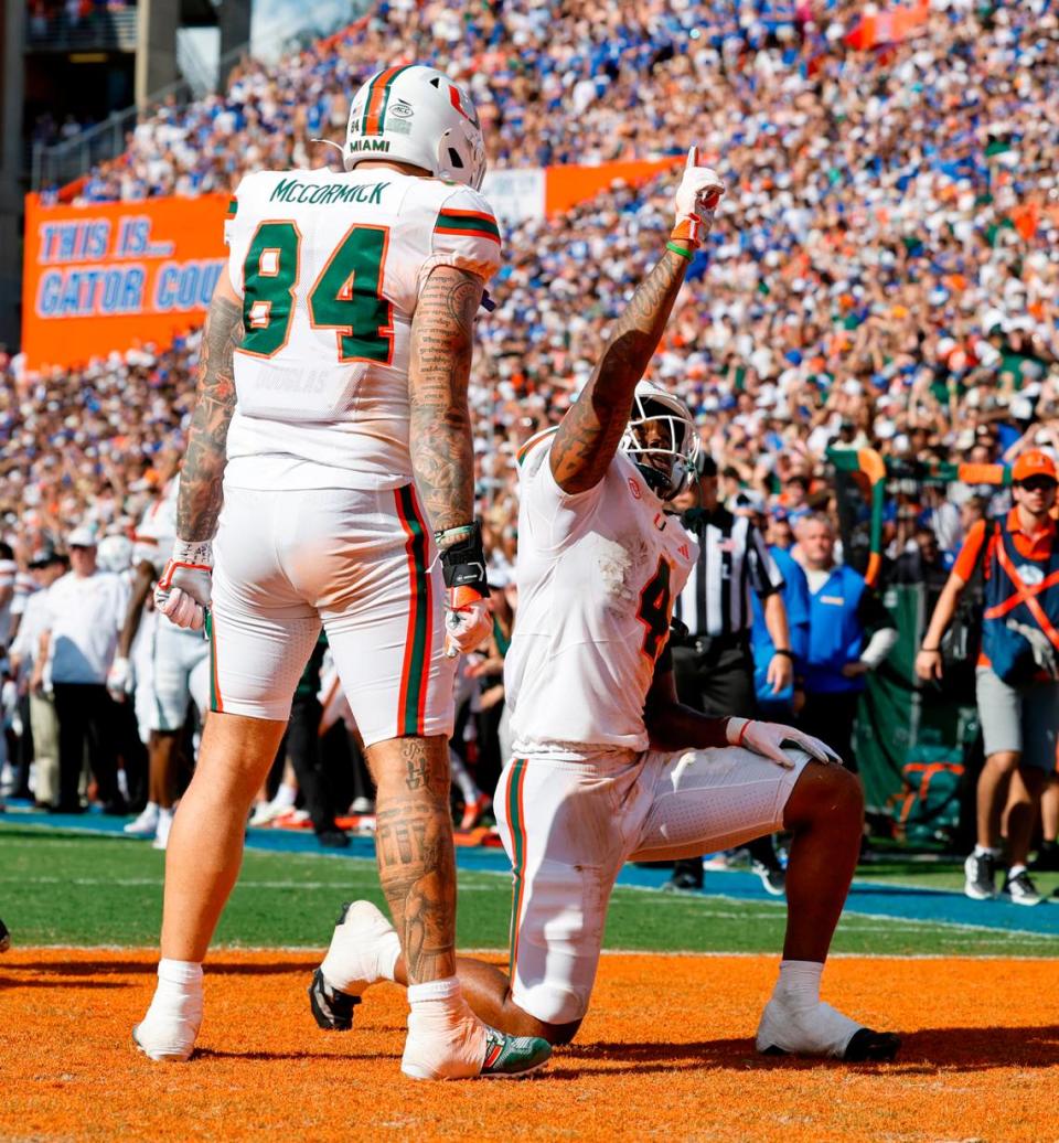 ‘Two-headed monster’ Martinez, Fletcher leading Hurricanes’ loaded running back room