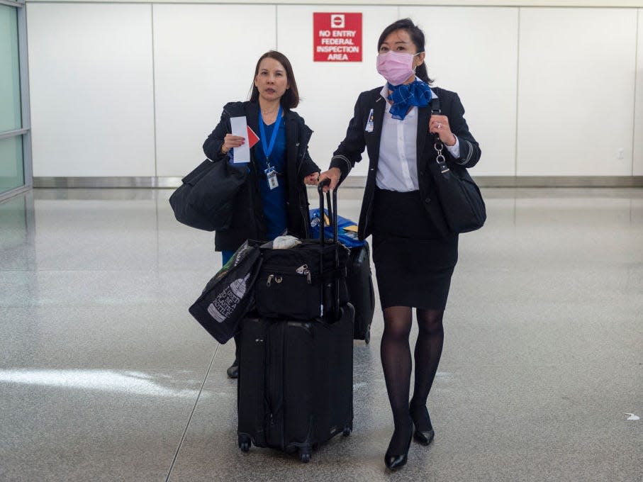 united flight attendants sfo
