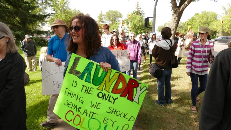 'A message that needs to go out': Brandonites rally against racism