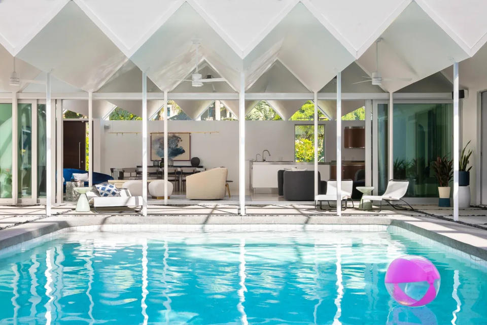 A view of the Zigzag house remodeled and restored by Seibert Architects in 2018 will be open for tours during the Sarasota MOD Weekend.