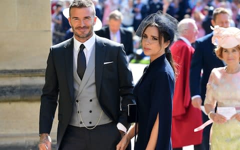 David and Victoria Beckham - Credit: Ian West /PA