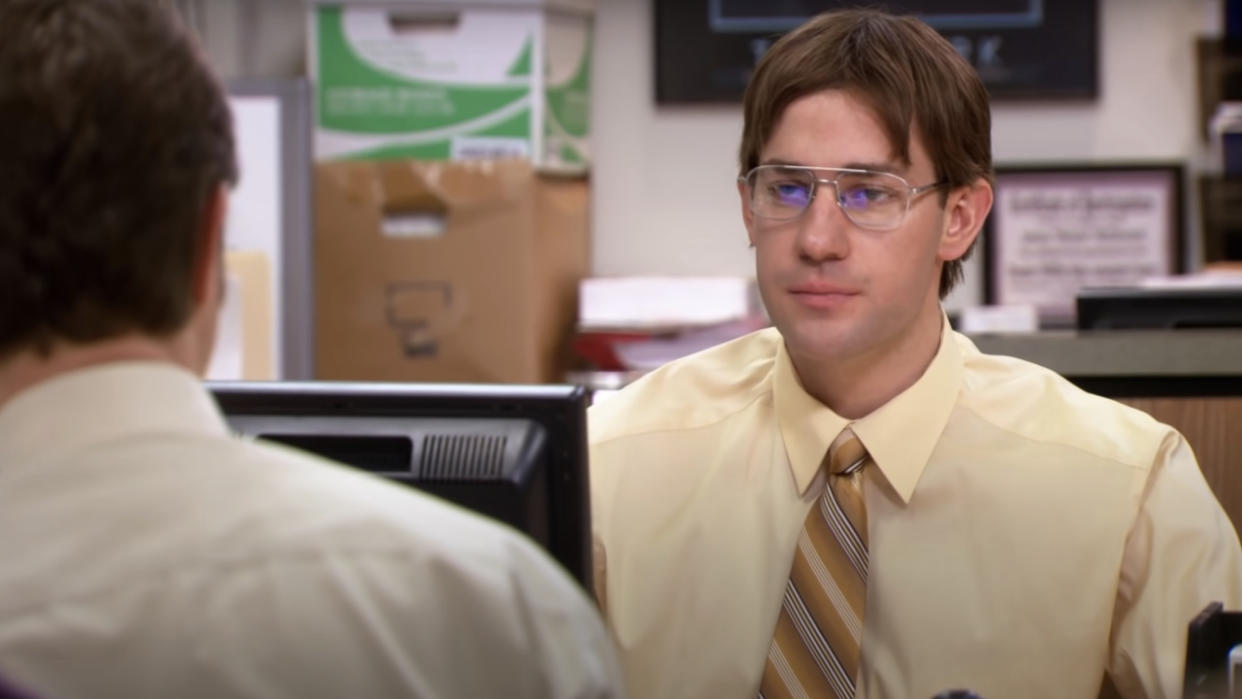  John Krasinski on The Office. 