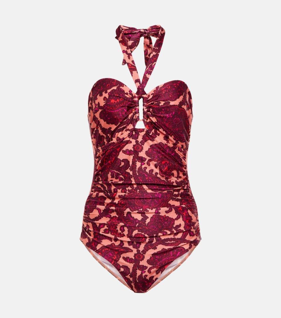 Tiggy Paisley Halterneck Swimsuit