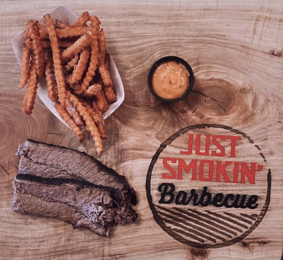 Just Smokin' Barbeque opened its restaurant at 20316 W. Main St. in Lannon five years after starting business as a food truck.