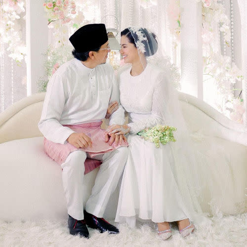 Neelofa's sister previously held her wedding with Engku Emran