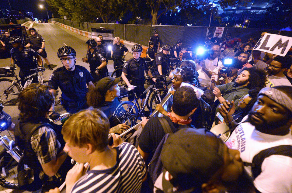 Protests in Charlotte, Atlanta after release of police shooting video