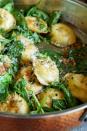 <p>Pan-frying stuffed pasta gives it an irresistible golden crust.</p><p>Get the recipe from <a href="https://www.delish.com/cooking/recipe-ideas/recipes/a49016/toasted-garlic-butter-ravioli-with-spinach-recipe/" rel="nofollow noopener" target="_blank" data-ylk="slk:Delish;elm:context_link;itc:0;sec:content-canvas" class="link ">Delish</a>.</p>