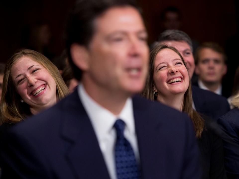 Maurene and James Comey