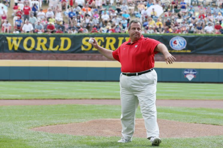 Chris Christie might be the next, great hot take artist. (Getty Images/Rob Carr)