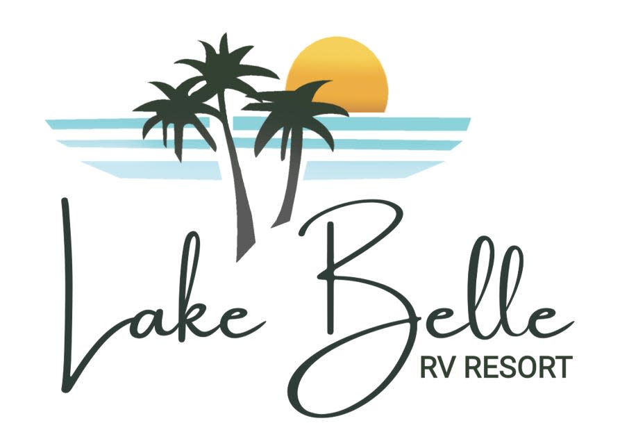 This is the logo for the Lake Belle RV Resort that real estate investors Julie Mericle Smith of DeLand and business partner Larry Kaylor of Colorado plan to build at 490 Flomich St. in Holly Hill. The two bought the 25-acre former dairy farm on Oct. 6, 2023 and hope to break ground on the project by year's end. They hope its customers will include visiting pickleball enthusiasts in town to play at the Pictona complex down the street.