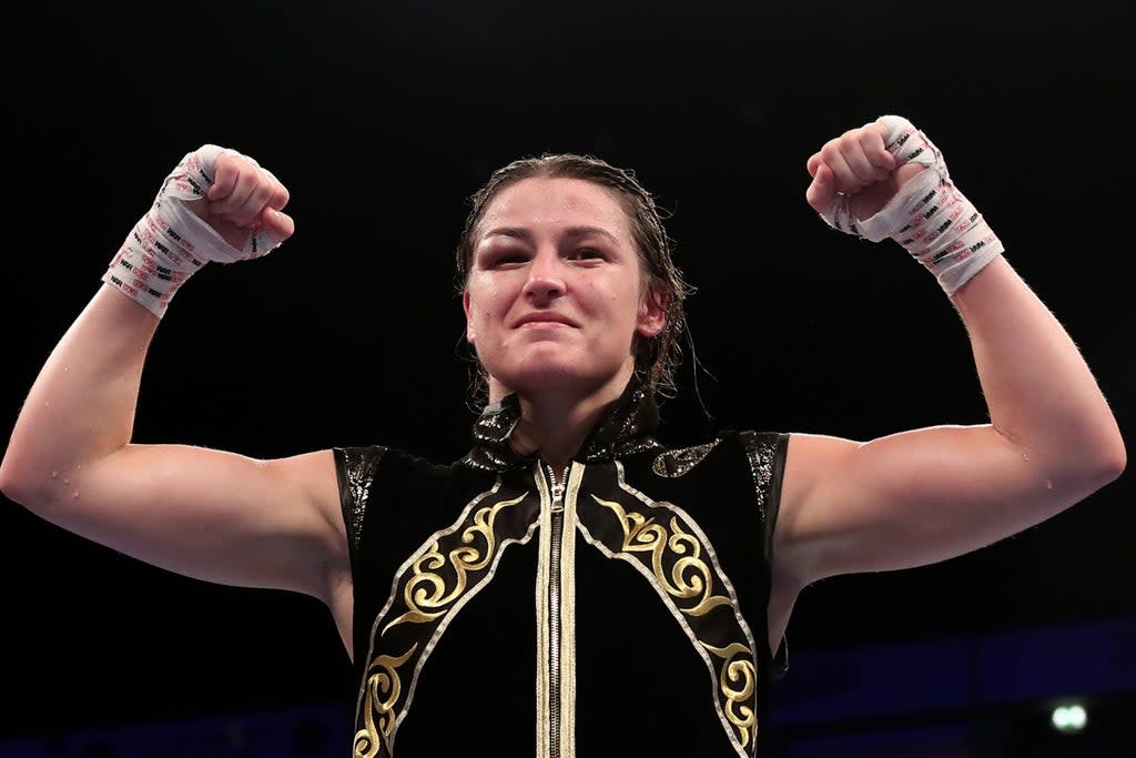 Katie Taylor is the undefeated reigning women’s lightweight world champion  (Getty Images)