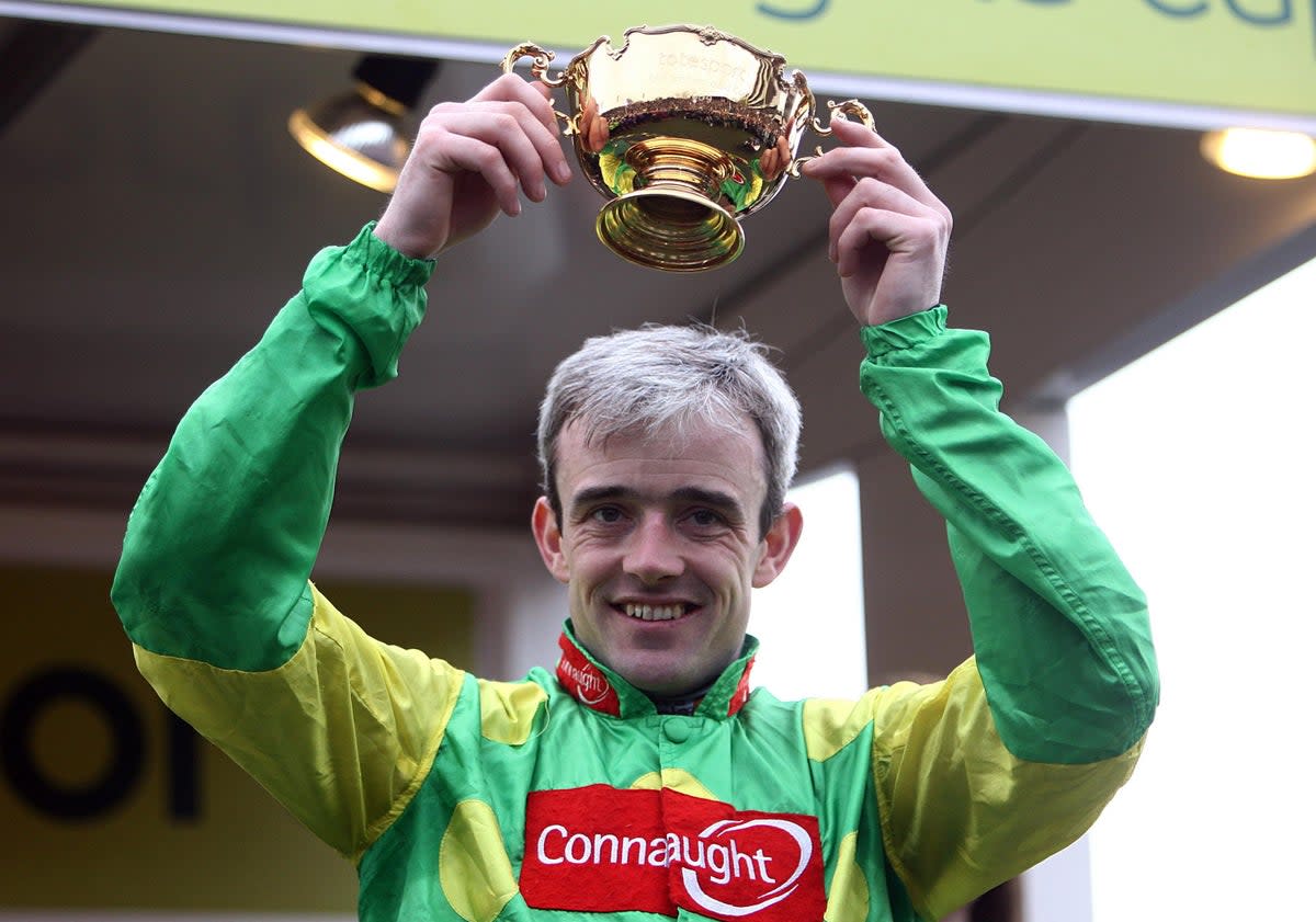 Ruby Walsh won the Cheltenham Gold Cup twice in 2007 and 2009 with horse Kauto Star (PA)