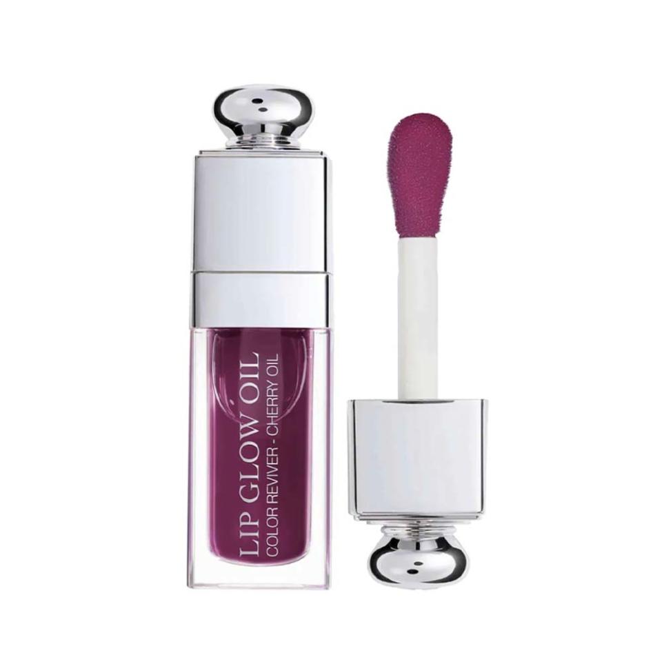 glass lip gloss tube with silver cap and doe foot applicator