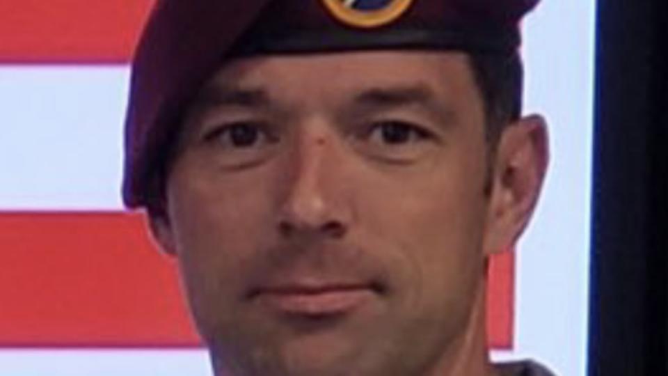 Chief Warrant Officer Three Stephen R. Dwyer, 38, of Clarksville, TN, died Nov. 10, 2023 along with four fellow crew members when their MH-60 Black Hawk helicopter crashed during refueling training over the Mediterranean Sea. (Army)