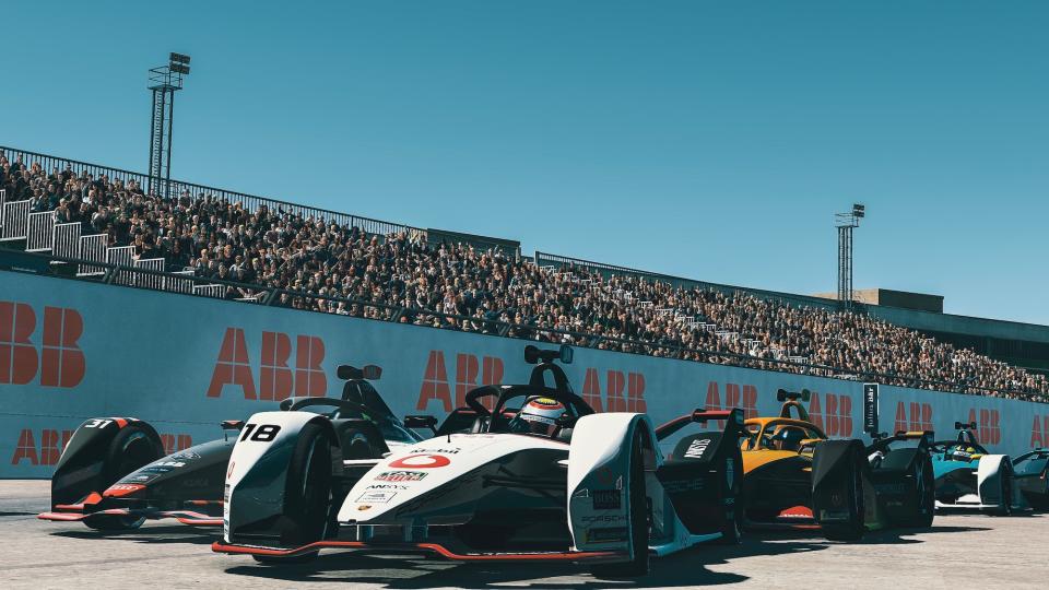 Formula E 電動方程式「Race at Home Challenge」挑戰賽最終回競爭激烈。