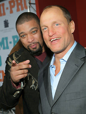 DeRay Davis and Woody Harrelson at the Los Angeles premiere of New Line Cinema's Semi-Pro