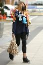 <p>Wendy Williams wears a one-of-a-kind look while out in New York City on Monday.</p>