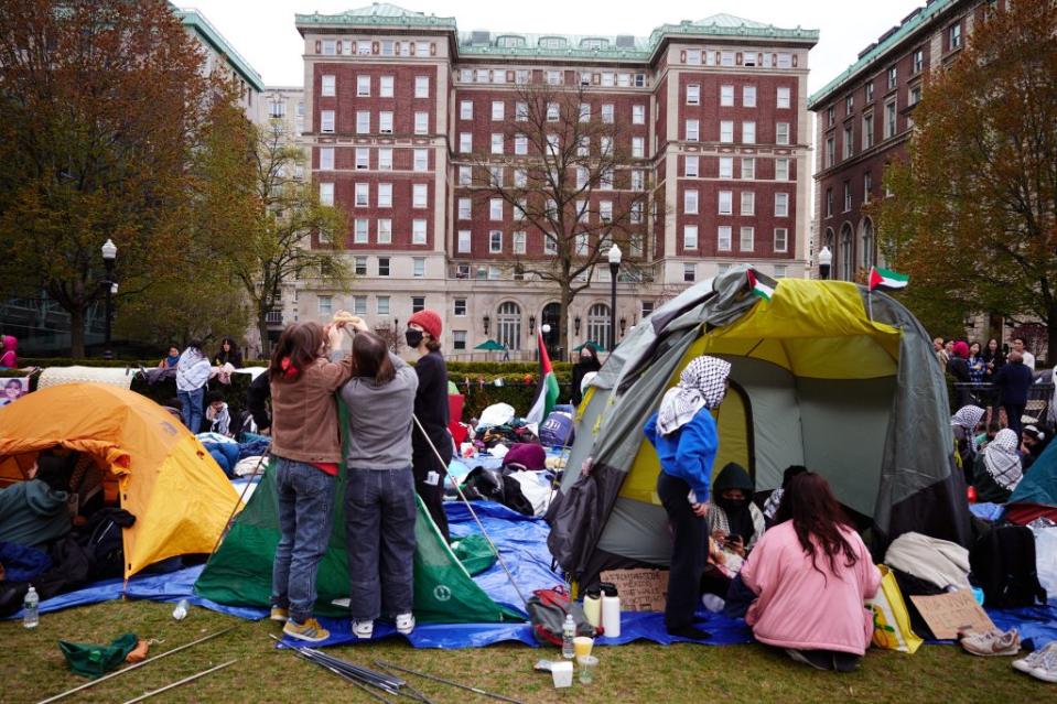 Bernard students were promised amnesty so long as they followed the school’s rules and stop taking part in the Columbia protest. James Keivom