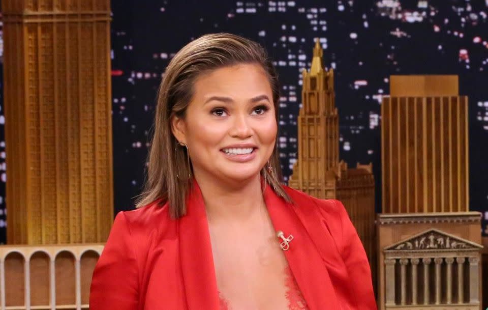 Chrissy Teigen shared her hilariously awkward story when she met Queen Bey at this year's Grammy Awards while on The Tonight Show Starring Jimmy Fallon. Source: Getty