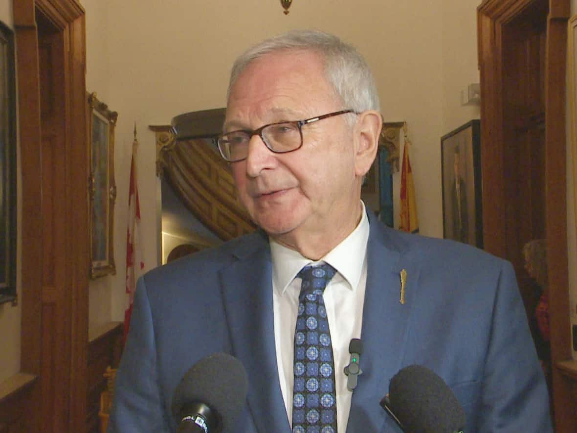 Two Saturday tweets, linking Prime Minister Justin Trudeau's stand on LGBTQ issues to Liberal Leader Susan Holt, were written by New Brunswick Premier Blaine Higgs himself, according to spokesperson Nicolle Carlin (Ed Hunter/CBC - image credit)
