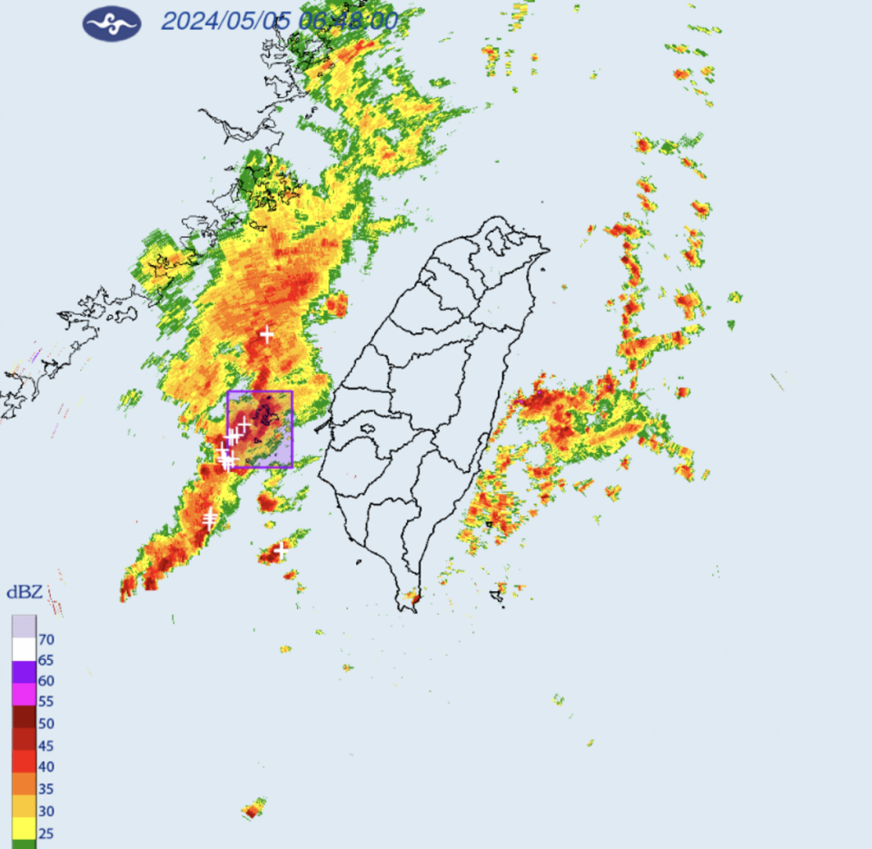 氣象署針對「澎湖縣」發布大雷雨即時訊息，持續時間至8點15分止。