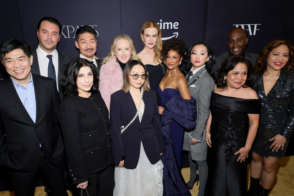 Albert Cheng, Jack Huston, Sue Kroll, Brian Tee, Jennifer Salke, Lulu Wang, Nicole Kidman, Sarayu Blue, Ji-young Yoo, Ruby Ruiz, Vernon Sanders and Amelyn Pardenilla at Prime Video’s Expats premiere