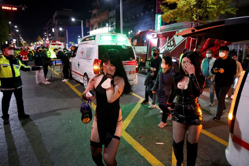 Estampida en un festival de Halloween en Seúl
