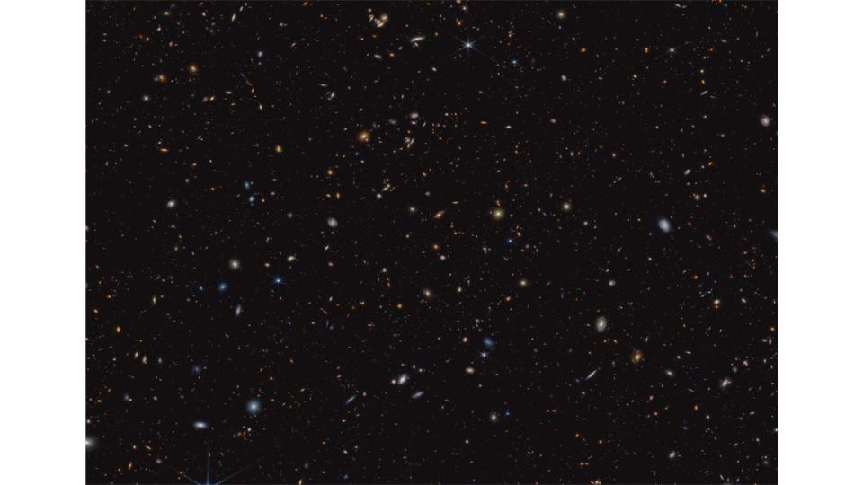 NASA's James Webb Space Telescope took this image of tens of thousands of galaxies.