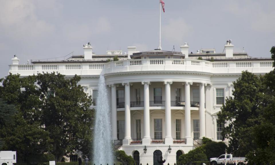 The shooting incident took place along the north fence line of the White House in Washington.