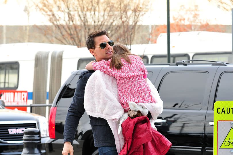 Tom Cruise, seen with Suri in 2011, is thought to be no longer involved in his daughter's life