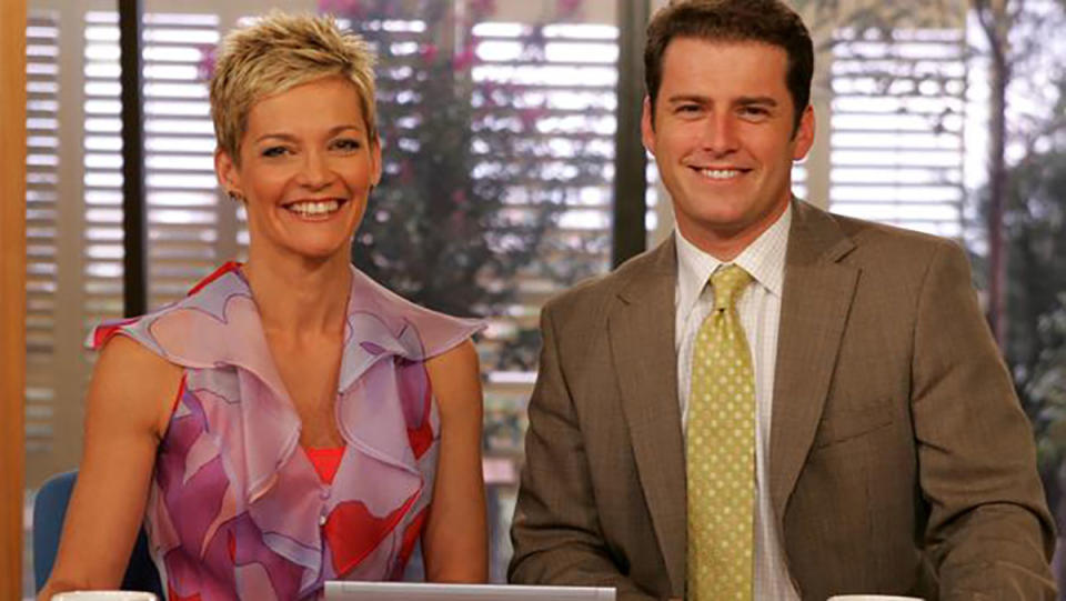 Jess Rowe and Karl Stefanovic on the Today show