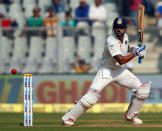 Fourth Test cricket match - Wankhede Stadium, Mumbai, India - 9/12/16. India's Murali Vijay plays a shot. REUTERS/Danish Siddiqui