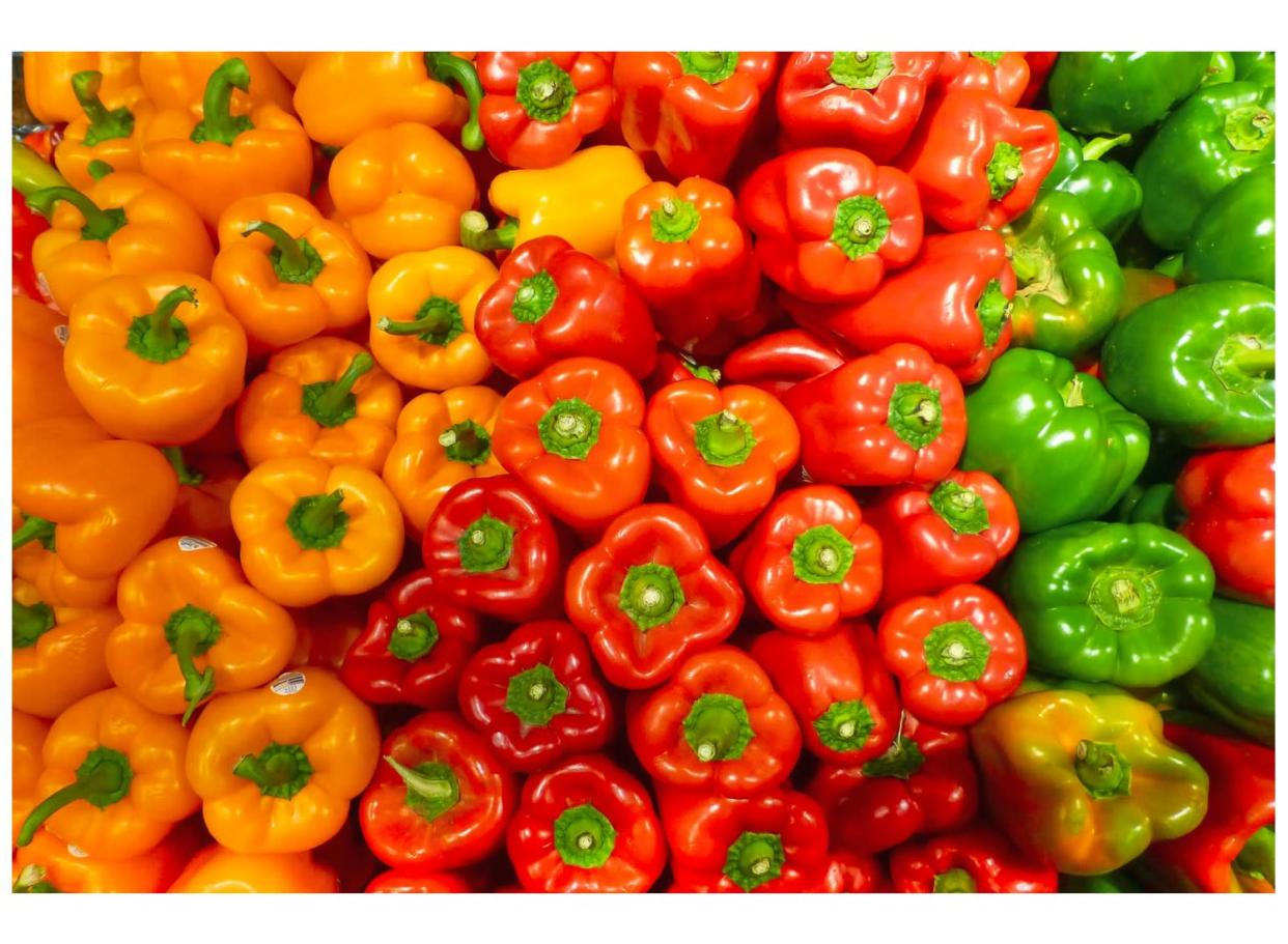 A fresh array of peppers