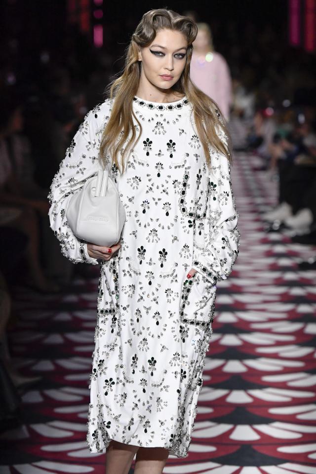 Miu Miu's Star-Studded Runway Show Took Cues from Vintage Fashion