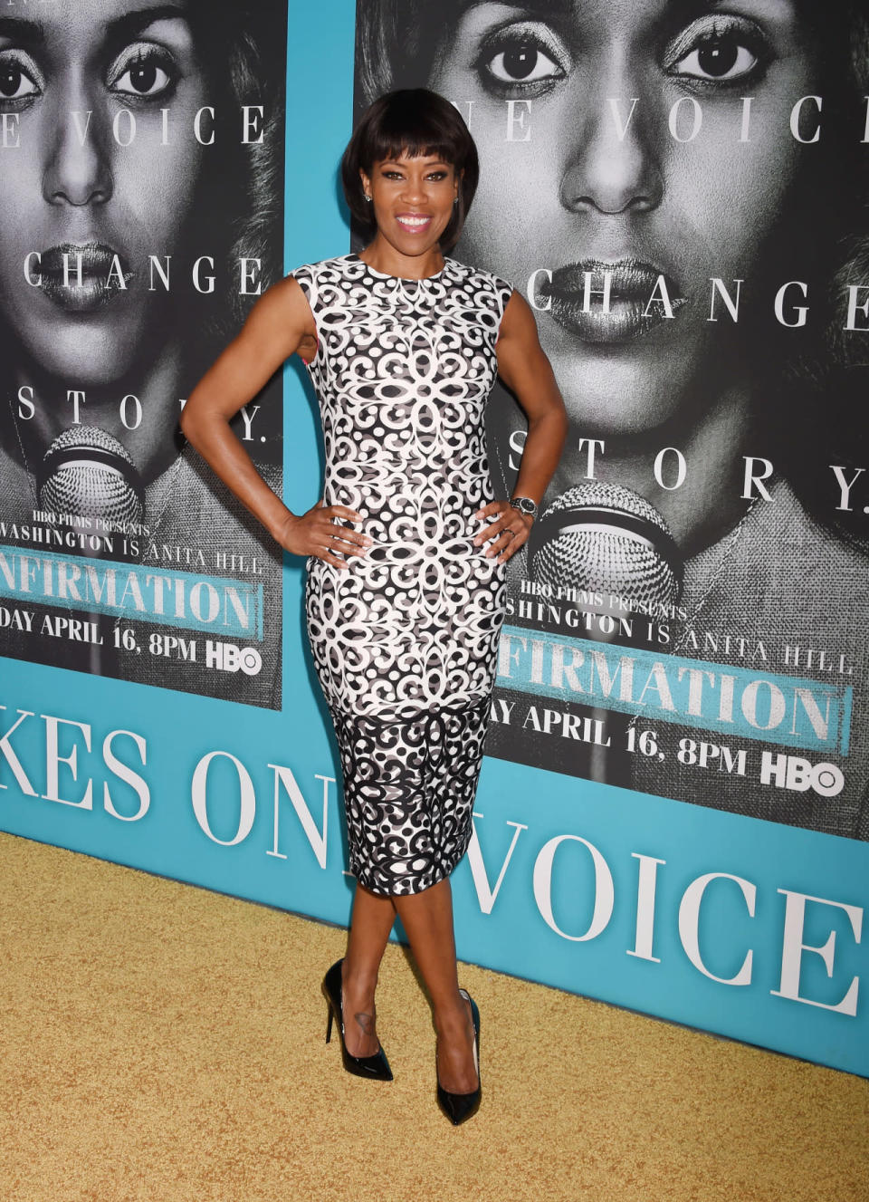 Regina King looked sleek and sophisticated.