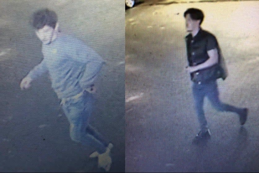 <p>Do you recognise these men? Contact police on 101</p> (Metropolitan Police)