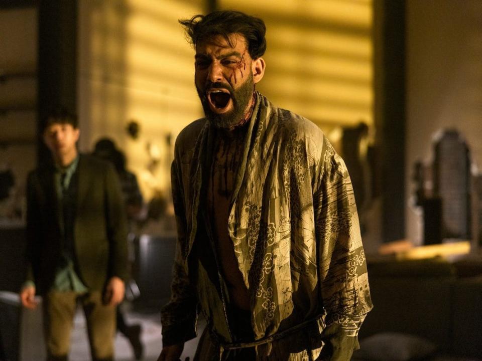 Rahul Kohli as Napoleon Usher in Netflix's "The Fall of the House of Usher."