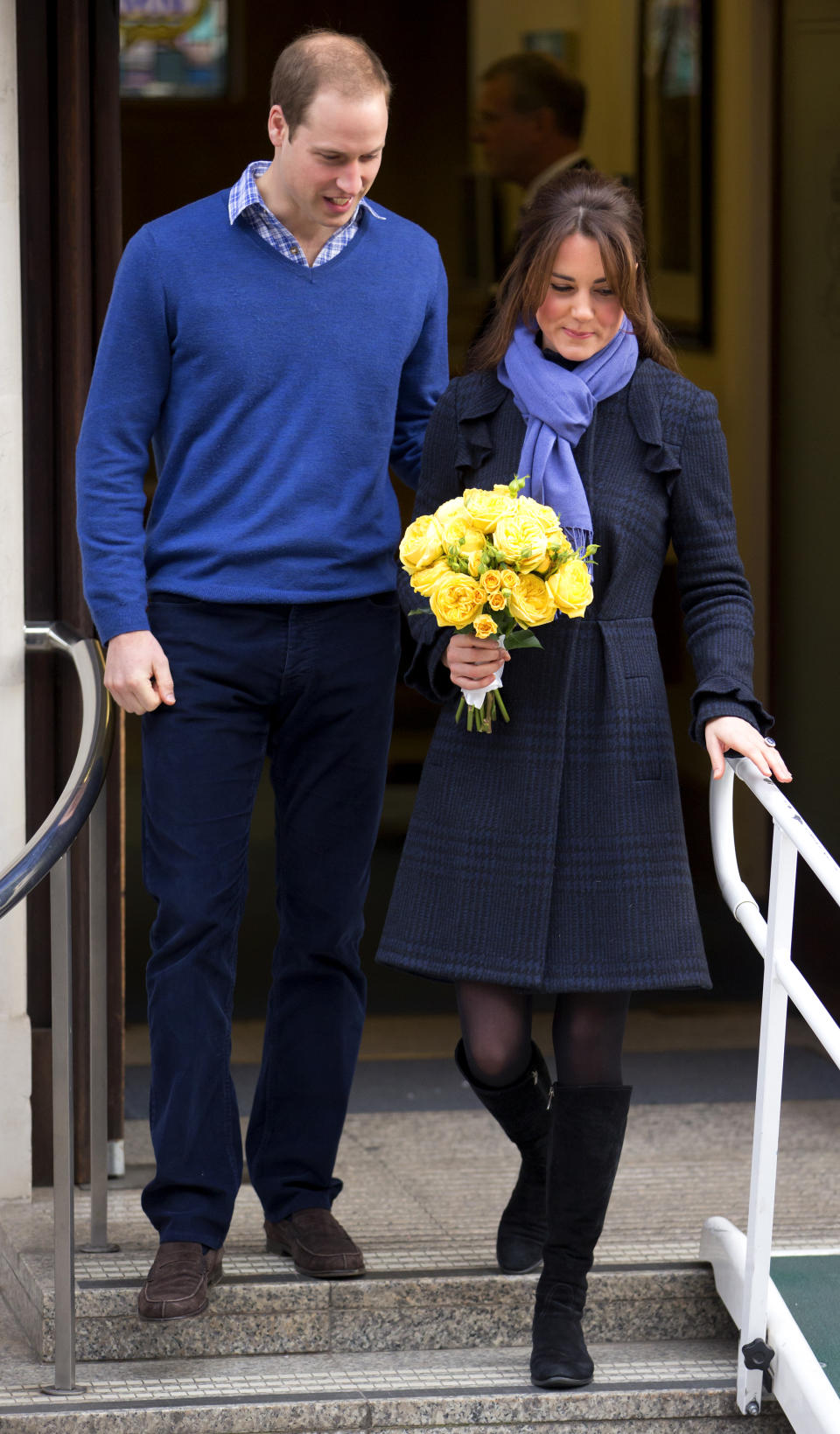 December 6, 2012: Kate Middleton leaves King Edward VII hospital