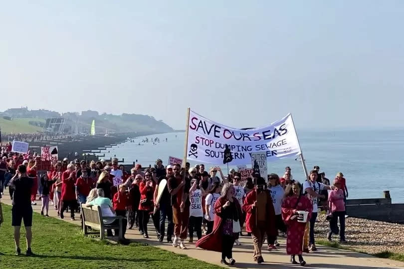 A SOS Whitstable protest