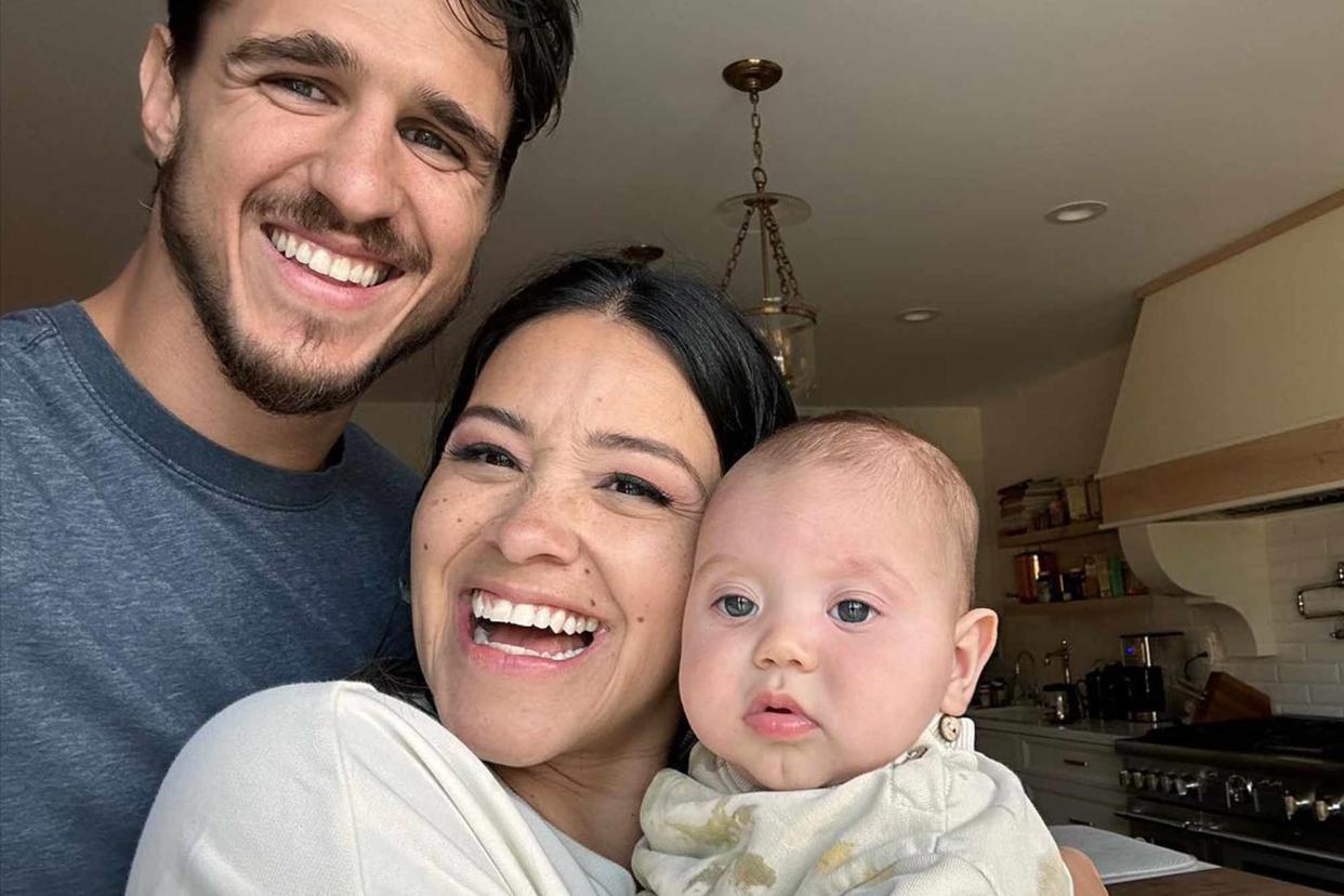 <p>Gina Rodriguez Instagram</p> Joe Locicero and Gina Rodriguez and their son Charlie.