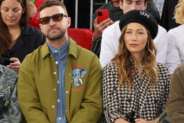 Justin Timberlake and Jessica Biel's Stylish Looks at Paris Fashion Week