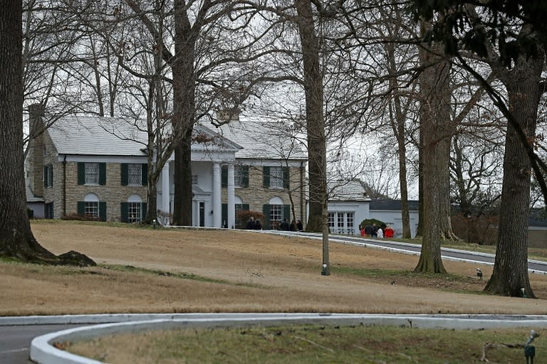 A judge has blocked a foreclosure sale of Graceland, Elvis Presley's iconic Tennessee home (Justin Ford)