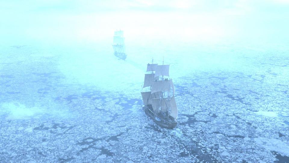 The icy depths pose a major problem for the crew of HMS Terror. (AMC)