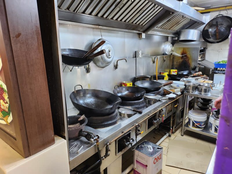 seafood - kitchen area